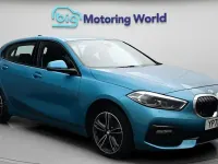 Used BMW 118 Sport Line 150 HP (110 kW) 2021 Blue Hatchback