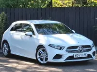 Used Mercedes A200 AMG Line Premium 163 HP (119 kW) 2019 White Sedan