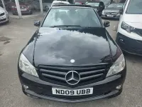 Used Mercedes C200 2009 Black Sedan