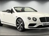 Used Bentley Continental GT Convertible Mulliner 529 HP (389 kW) 2016 White Cabriolet