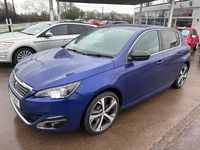 Used Peugeot 308 GT-line 2017 Blue Hatchback