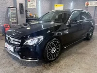 Używany Mercedes C220 AMG line 170 KM (125 kW) 2016 Czarny Kombi