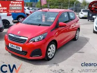 Used Peugeot 108 Active 68 HP (50 kW) 2014 Red Hatchback