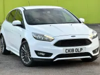 Used Ford Focus ST-Line 2018 White Hatchback