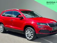 Used Skoda Karoq SE L 150 HP (110 kW) 2018 Red SUV