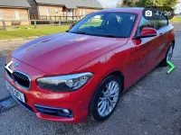 Used BMW 120 Sport Line 2015 Red Hatchback