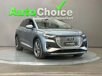 Begagnad Audi Q4 e-tron S-Line 150 kW (204 HK) 2021 Blå SUV