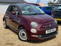 Used Fiat 500 Lounge 105 HP (77 kW) 2016 Red Hatchback