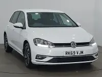 Used VW Golf VII Match 150 HP (110 kW) 2019 White Hatchback