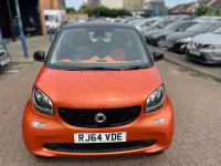 Used Smart ForTwo Coupé Passion 71 HP (52 kW) 2015 Orange Coupe