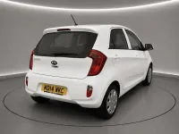 Used Kia Picanto 69 HP (50 kW) 2014 White Hatchback