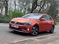 Used VW Polo SE 95 HP (69 kW) 2018 Orange Hatchback