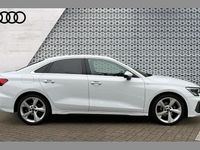 Used Audi A3 S-Line 147 HP (108 kW) 2022 White Sedan