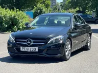 Used Mercedes C200 2018 Black Sedan