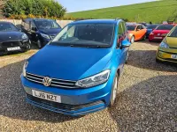 Used VW Touran SEL 150 HP (110 kW) 2016 Blue MPV