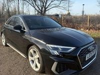 Used Audi A3 S-Line 150 HP (110 kW) 2021 Black Sedan