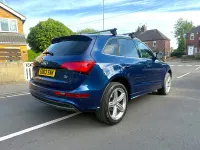 Used Audi Q5 S-line plus 190 HP (139 kW) 2013 Blue SUV