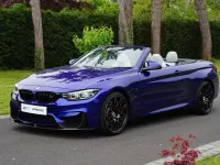 Used BMW M4 Cabriolet Competition Edition 443 HP (325 kW) 2018 Blue Cabriolet