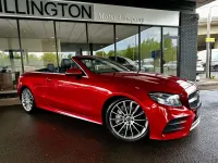 Używany Mercedes E350 AMG line 313 KM (230 kW) 2021 Czerwony Kabriolet