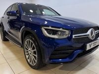 Used Mercedes GLC300 AMG Line Premium 245 HP (180 kW) 2021 Blue Coupe