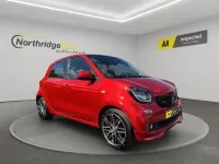 Used Smart ForFour Brabus Xclusive 107 HP (78 kW) 2017 Red Hatchback