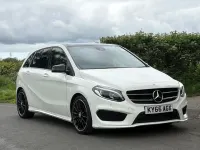 Used Mercedes B200 AMG Line Premium Plus 2016 White Hatchback