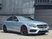 Used Mercedes C250 AMG Line Premium Plus 204 HP (150 kW) 2015 Silver Sedan