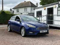 Used Ford Focus Zetec 125 HP (91 kW) 2016 Blue Hatchback