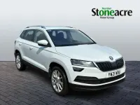 Used Skoda Karoq SE L 150 HP (110 kW) 2021 White SUV