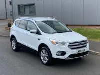 Used Ford Kuga Titanium 120 HP (88 kW) 2017 White SUV