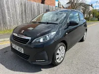 Used Peugeot 108 Active 68 HP (50 kW) 2017 Black Hatchback