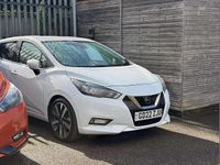Used Nissan Micra Tekna 91 HP (66 kW) 2022 White Hatchback