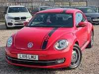Used VW Beetle Design 105 HP (77 kW) 2015 Red Hatchback