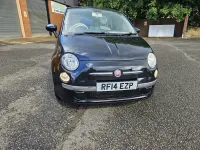 Used Fiat 500 Lounge 85 HP (62 kW) 2014 Black Hatchback