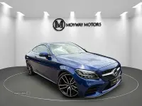 Used Mercedes C220 AMG line 194 HP (142 kW) 2021 Blue Coupe
