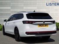 Used VW Passat R-line 204 HP (150 kW) 2025 Pure white grenadilla black Estate