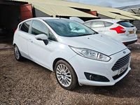 Used Ford Fiesta Titanium 2014 White Hatchback