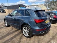 Used Audi Q5 S-line plus 190 HP (139 kW) 2017 Blue SUV