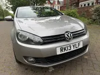 Begagnad VW Golf Cabriolet GT 140 HK (102 kW) 2013 Silver Cab