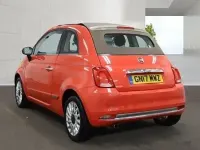Used Fiat 500 Lounge 69 HP (50 kW) 2017 Pink Cabriolet