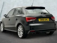 Used Audi A1 S-Line 123 HP (90 kW) 2018 Black Hatchback