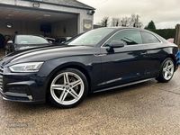 Used Audi A5 S-Line 190 HP (139 kW) 2018 Blue Coupe