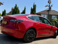 Used Tesla Model 3 Standard Range 239 kW (325 HP) 2019 Red Sedan