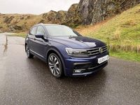 Used VW Tiguan R-line 150 HP (110 kW) 2017 Blue SUV