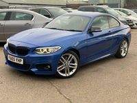 Used BMW 218 M Sport 2015 Blue Coupe