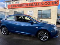 Begagnad Seat Ibiza I-Tech 2015 Blå Halvkombi