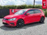 Used VW Golf VII R-line 150 HP (110 kW) 2017 Red Hatchback