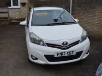 Used Toyota Yaris Multidrive S 2012 White Hatchback