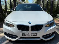Used BMW 218 Sport Line 136 HP (100 kW) 2016 White Cabriolet