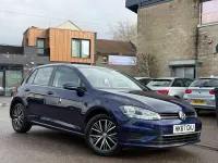 Begagnad VW Golf VII SE 125 HK (91 kW) 2017 Blå Halvkombi